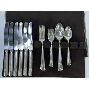 Vintage Embassy Silverplate Flatware Set 30 Pieces Silverware Dinnerware